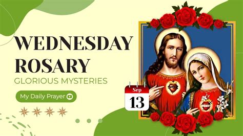 mystery rosary wednesday|More.